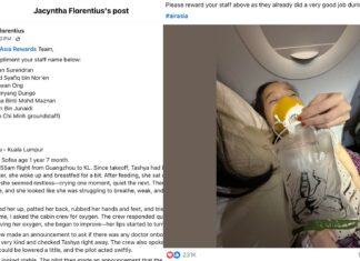 AirAsia Crew Earns Praise For Quick Response To Baby’s Mid-Flight Emergency